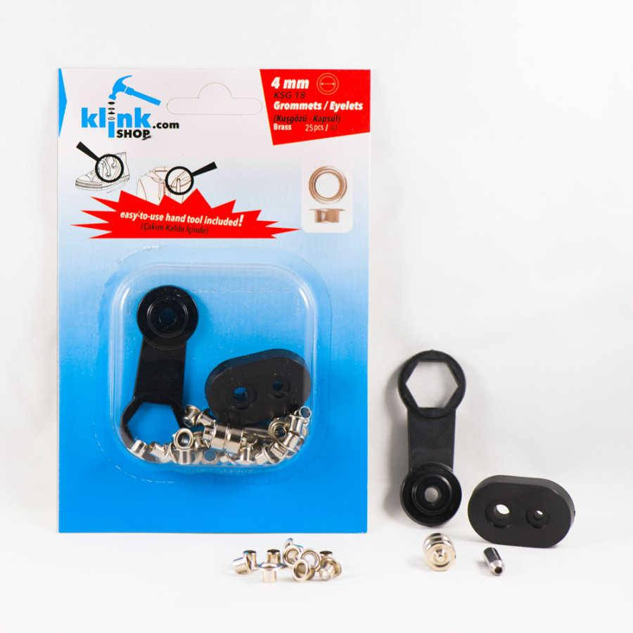 

Люверс (Блочка) 4мм Никель 25шт. Нержавейка