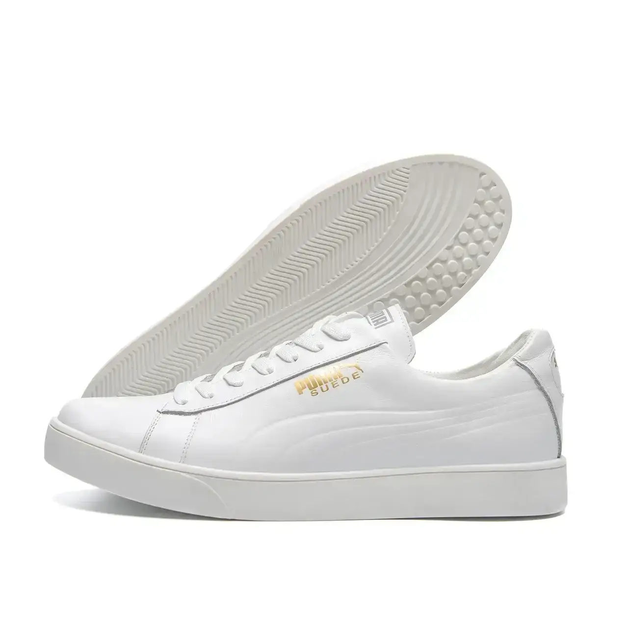 

Мужские кожаные кроссовки Puma Smash White Pearl 44, Белый