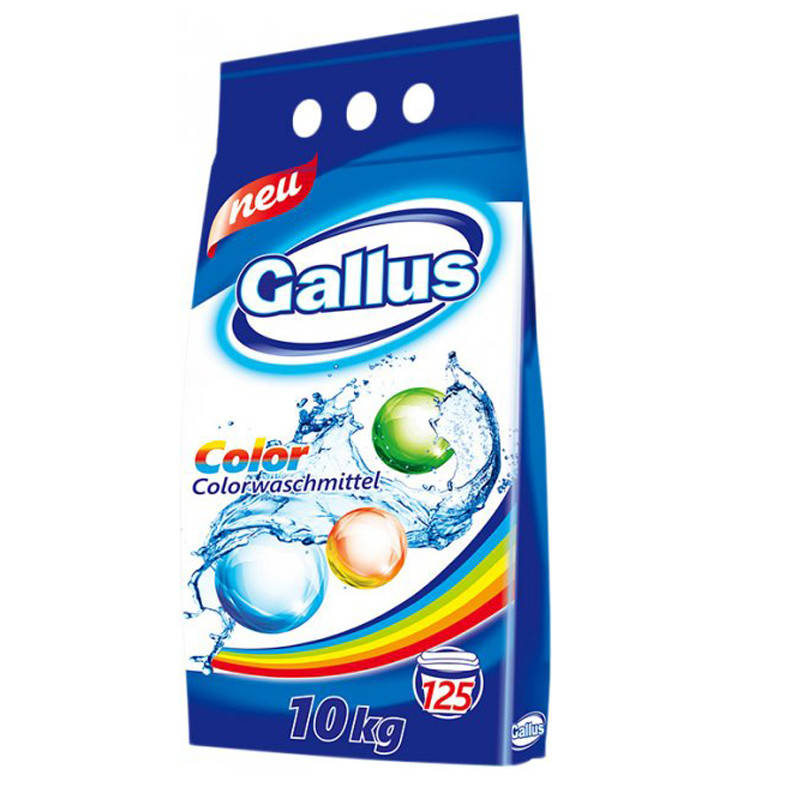 

Стиральный порошок Gallus Color Цветной 10 кг 125 циклов стирки