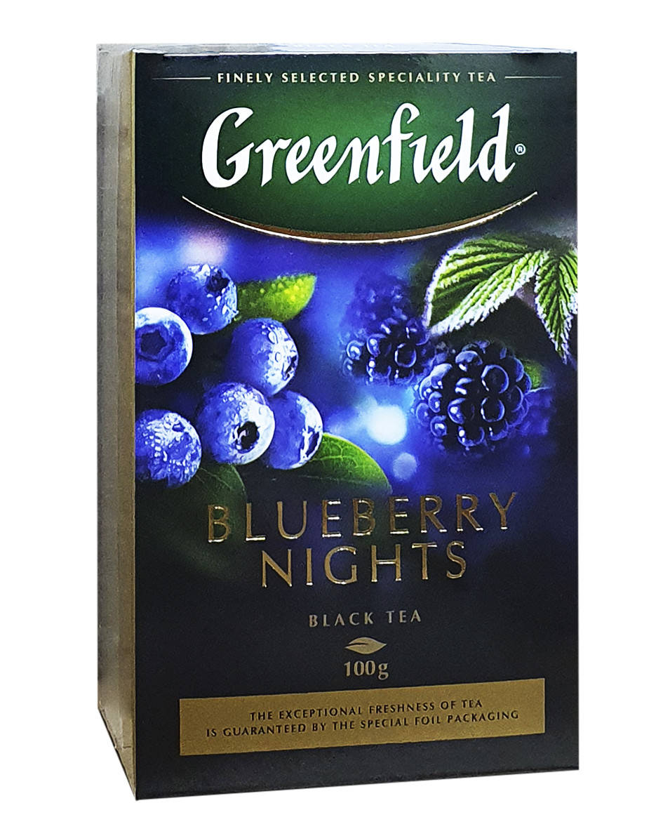 

Чай чорний з чорницею Greenfield Blueberry Night 100 г (684)