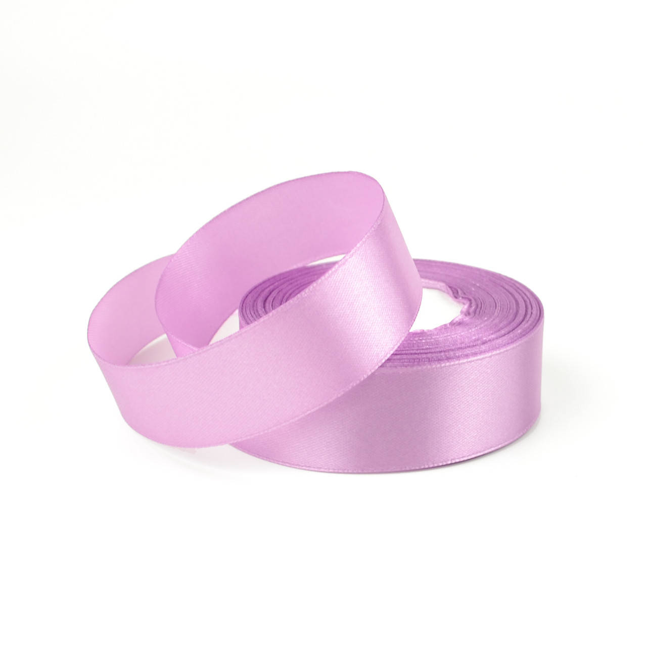 

Атласная лента Светло-сиреневая 2.5 см - рулон, Сиреневый