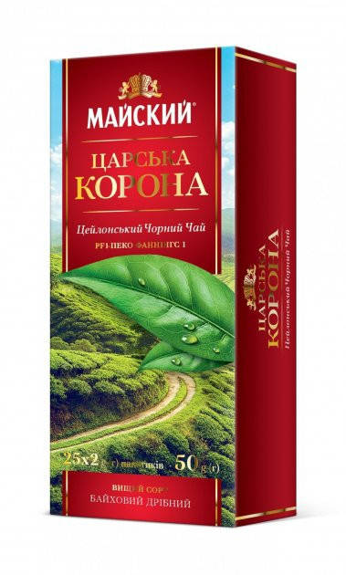 

Чай Майский Царська Корона 25 пакетів