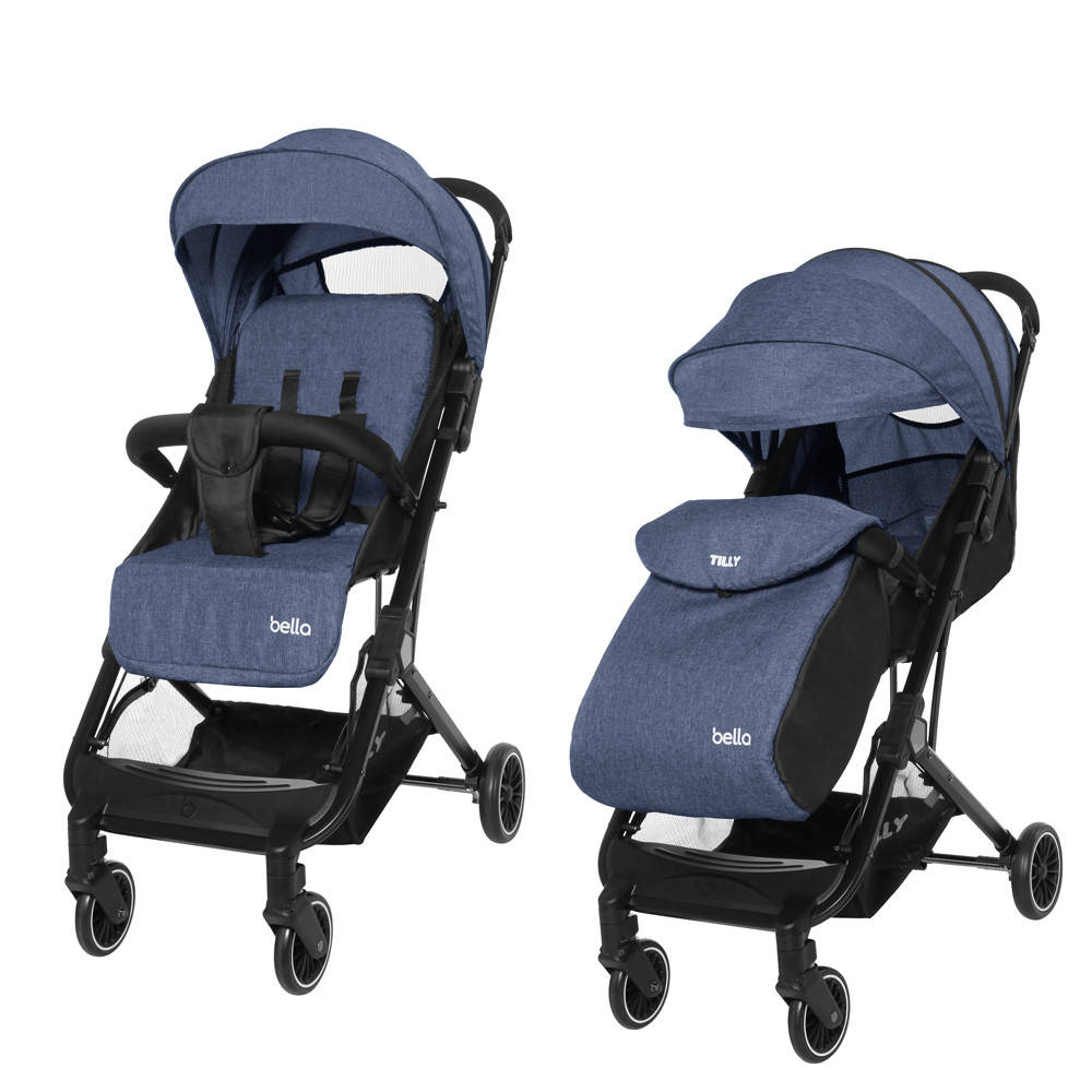 

Коляска прогулочная Tilly Bella T-163 Sky Blue +дождевик, Синий