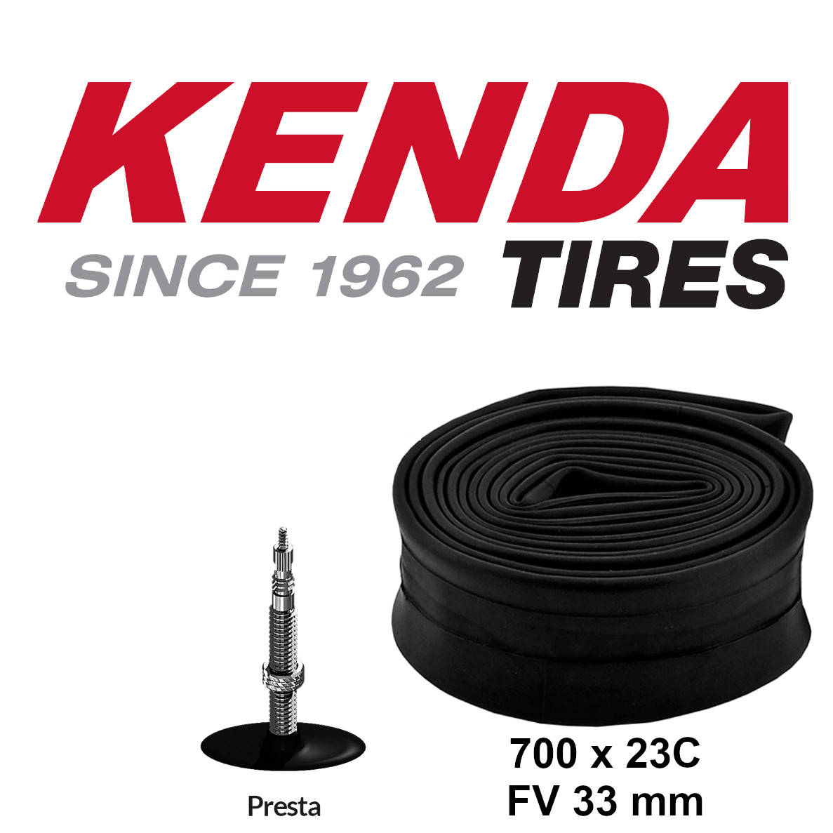 

Камера Kenda 700 x 18 - 23C FV 33 мм