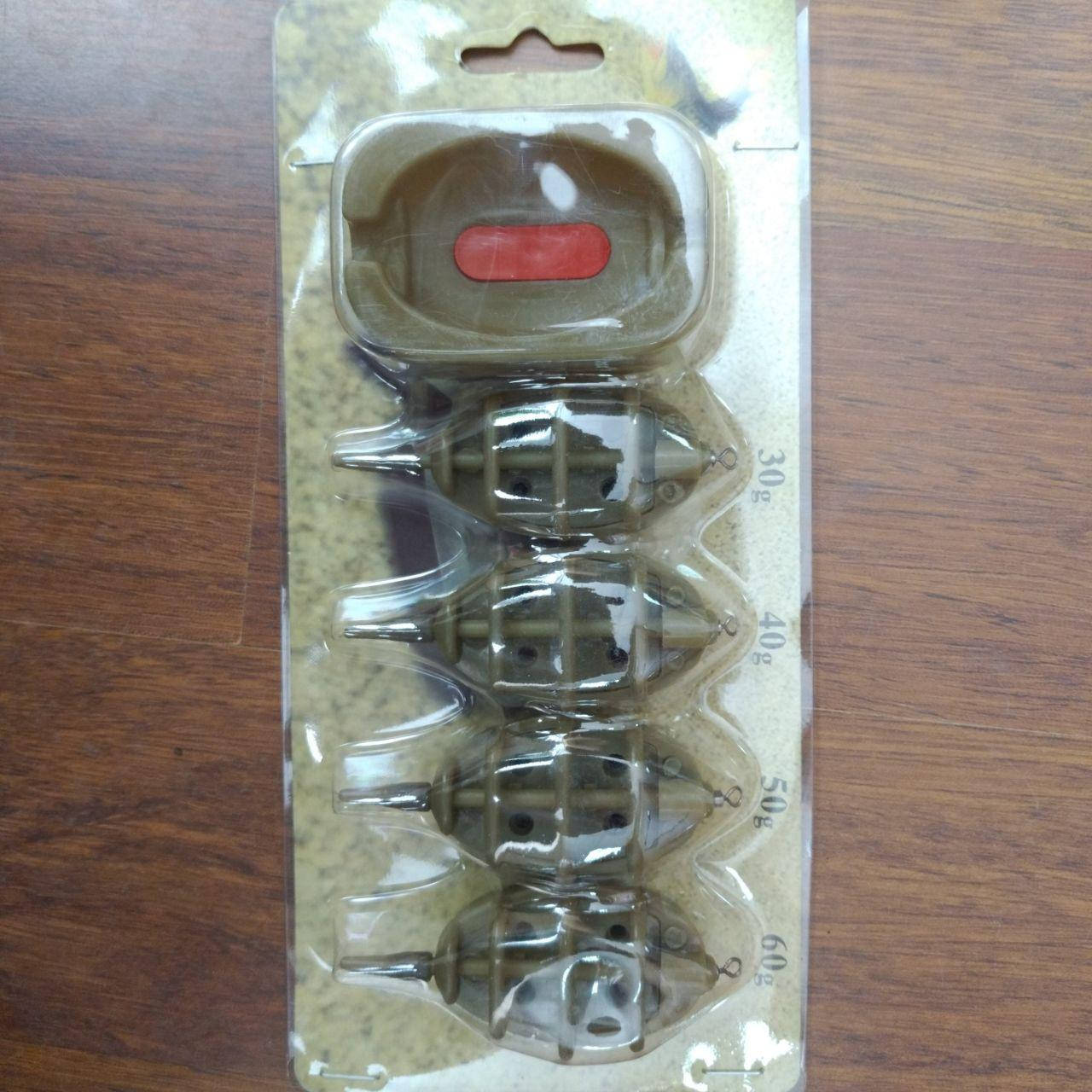 

Кормушка Flat Method (4+1) 30g+40g+50g+60g с пресс-формой