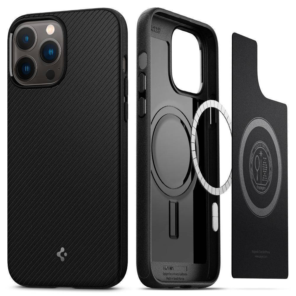 

Чехол Spigen Mag Armor для iPhone 13 Mini Matte Black (ACS03680), Черный