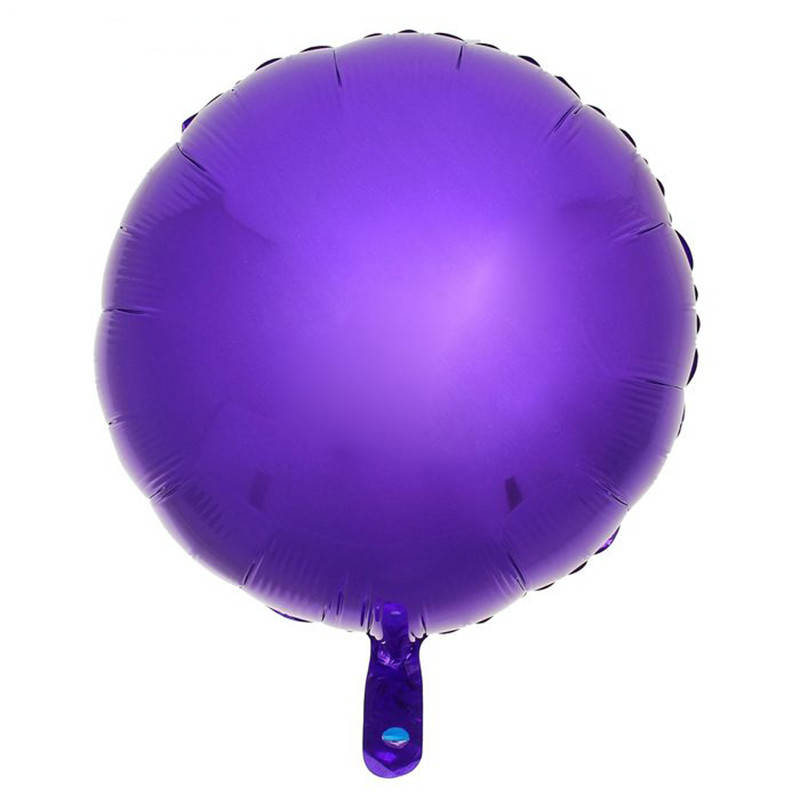 

Фольгированный шар круг фиолетовый 18" Китай