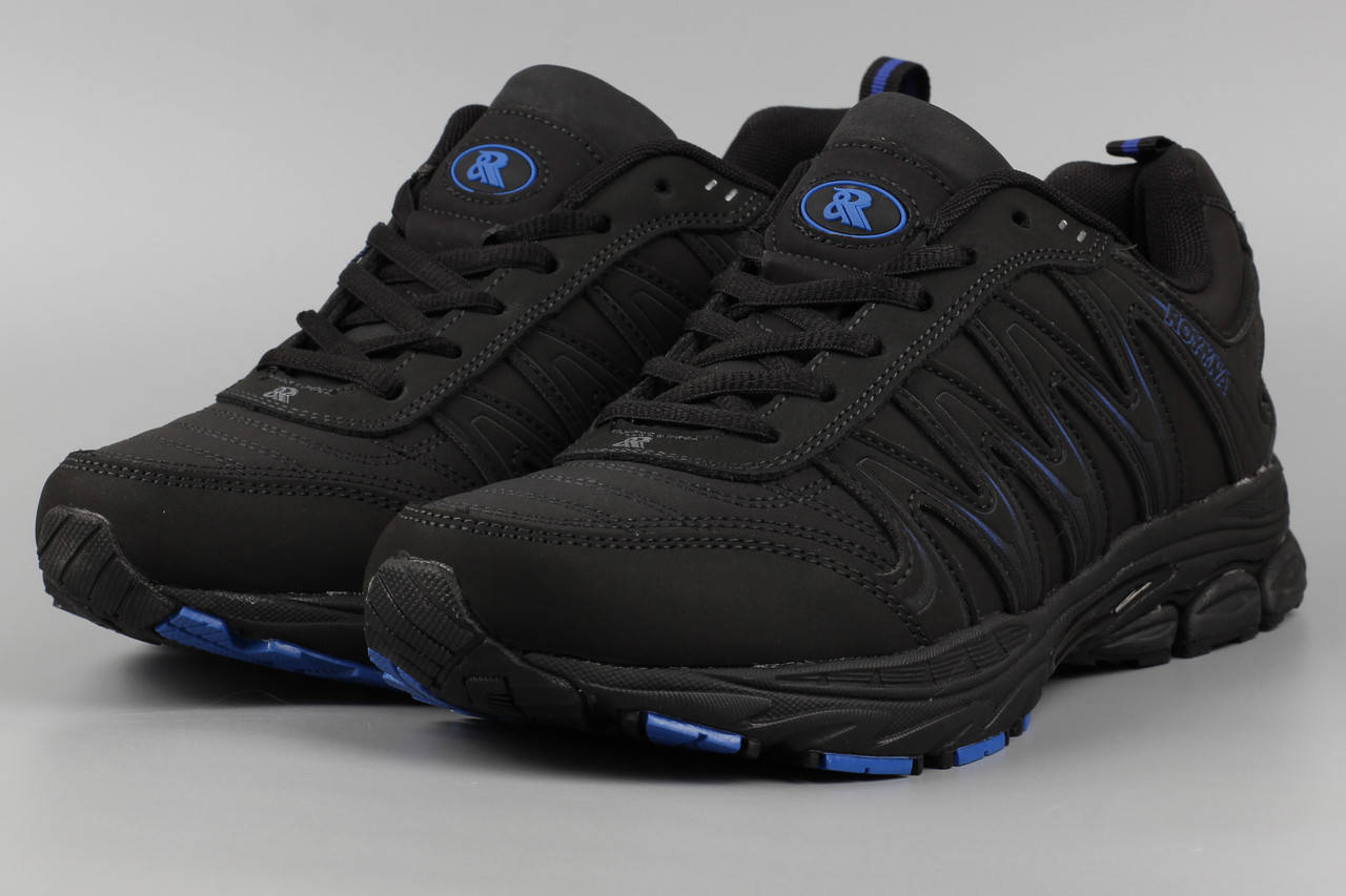 

Кроссовки мужские черные Royyna 012L Ройна Бона Bona Размеры 42 43 44 46, Черный