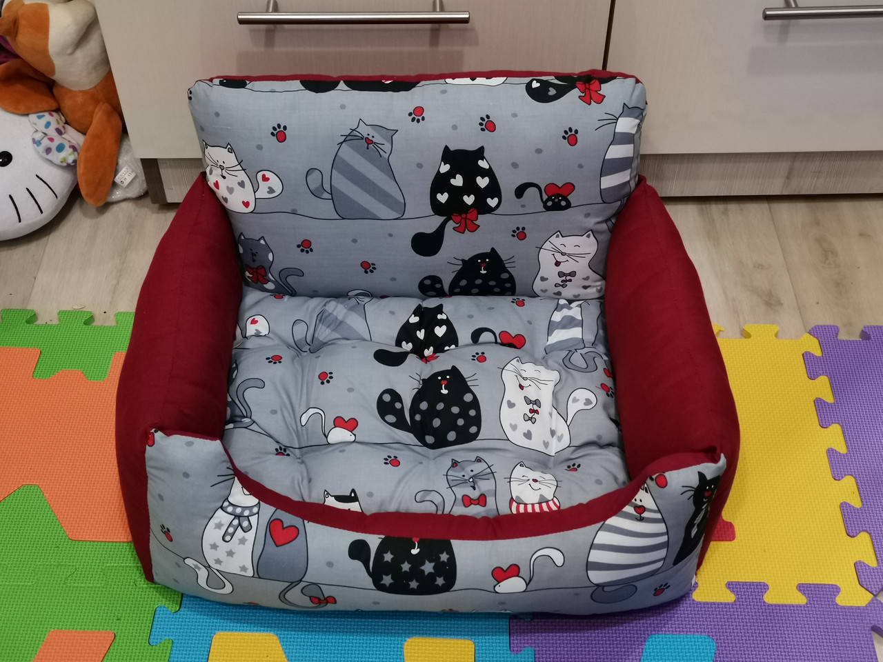 

Мягкое (40х30 см) место лежанка кровать для кошки кота собаки