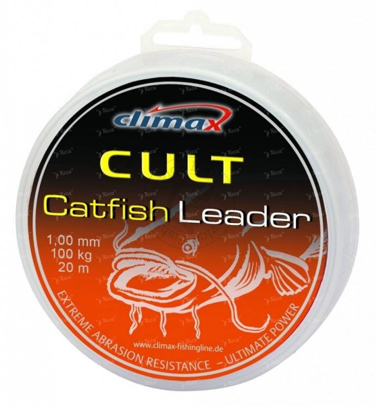 

Поводковый материал для сома Cult Catfish Leader (серый) 20м 1.00мм "Оригинал"