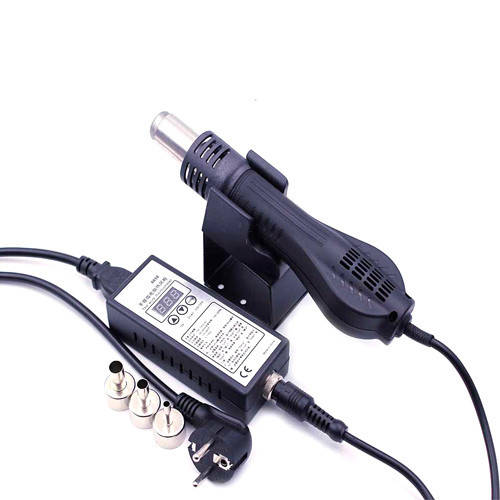 

Термофен паяльный портативный Pigong 8858, подставка, термо фен