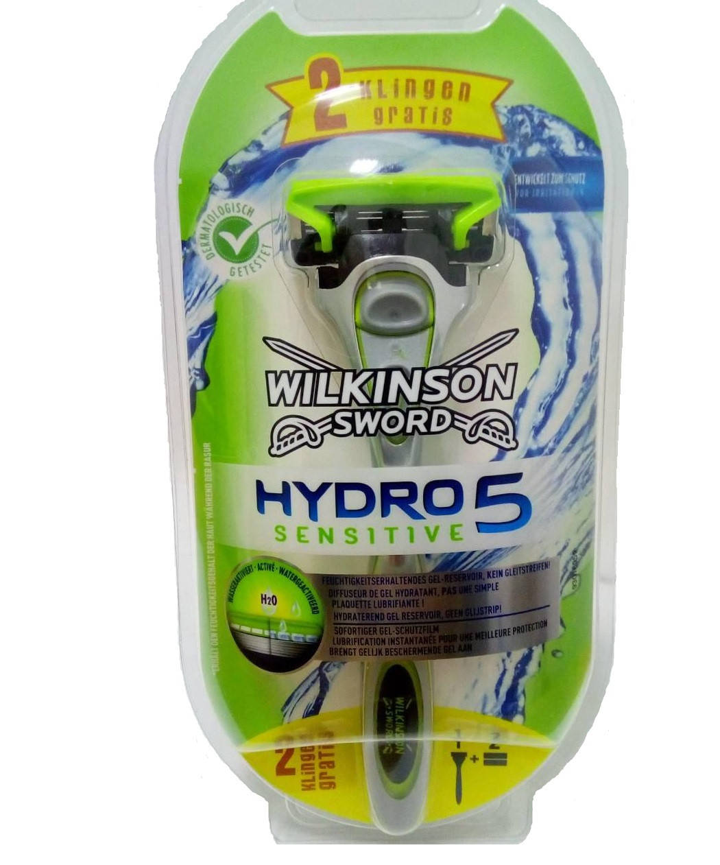 

Станок Wilkinson - Sword Hydro 5 Sensitiv Rasierer 1 + 2 картриджа. (wilk60)