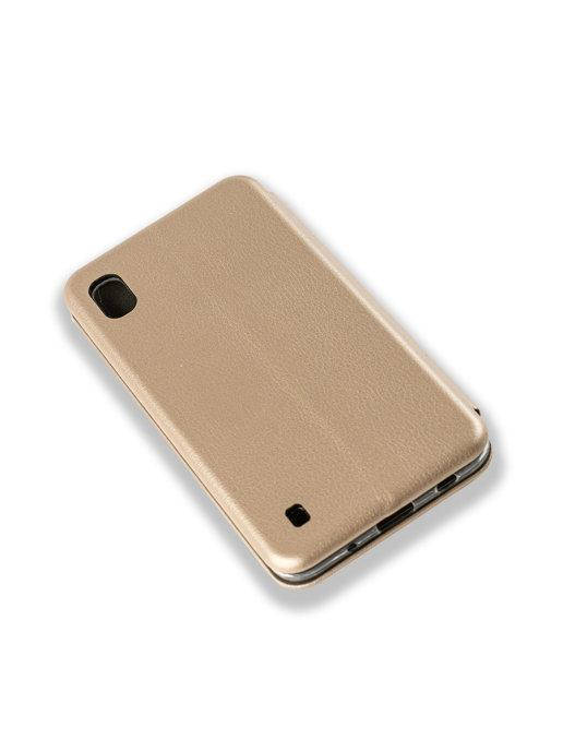 

Чехол книжка Samsung A10 золото \ Чехол книжка для Самсунг А10 | книжка чехол на магните есть отдел для карты, Золотистый