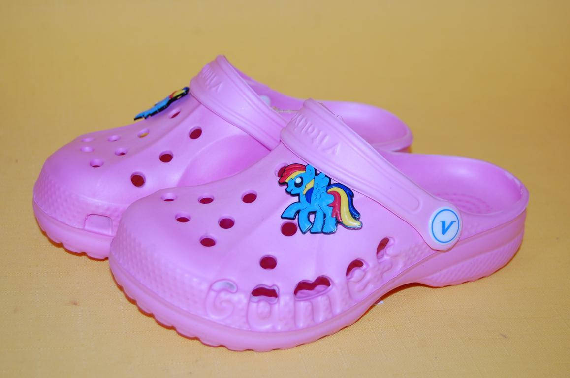 

Детские Кроксы Vitaliya Украина 004004 Для девочек Розовый размеры 20_36