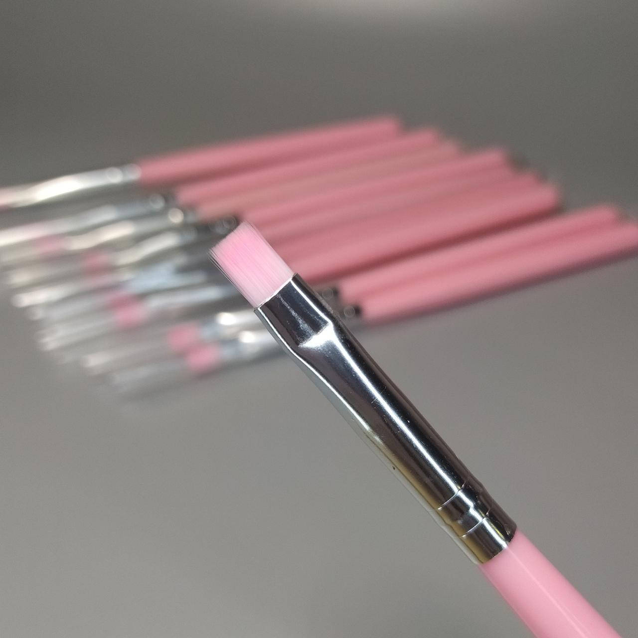 

Кисть для геля с цветным ворсом