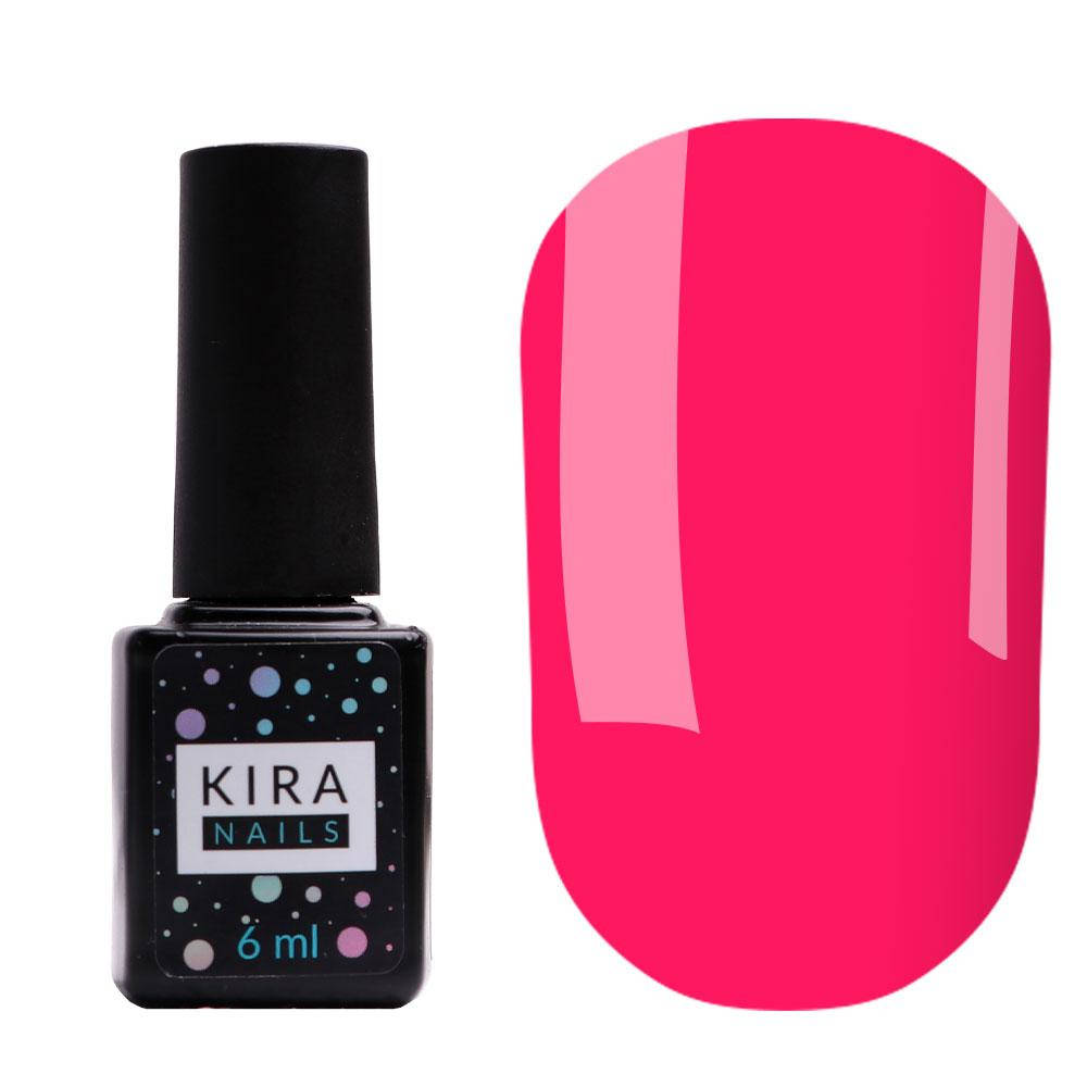 

Гель-лак Kira Nails №176 (теплый неоновый розовый, эмаль), 6 мл