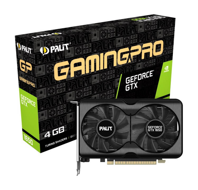 

Видеокарта GF GTX 1650 4GB GDDR6 GamingPro Palit (NE6165001BG1-1175A)