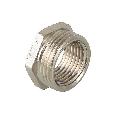 

Футорка резьбовая Valtec DN 3/4"x1/2" латунная никелированная (VTr.581.N) Италия