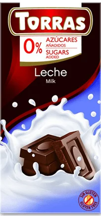 

Шоколад молочный Torras Leche 75 г Испания