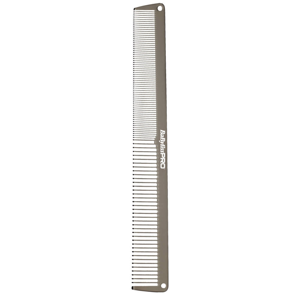 

Расческа для волос BaByliss PRO Gunsteel Metal Comb (M3843E), Серебристый
