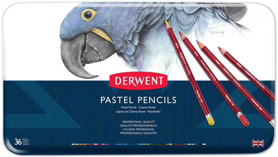

Набор пастельных карандашей Pastel 36шт., металлическая коробка, Derwent