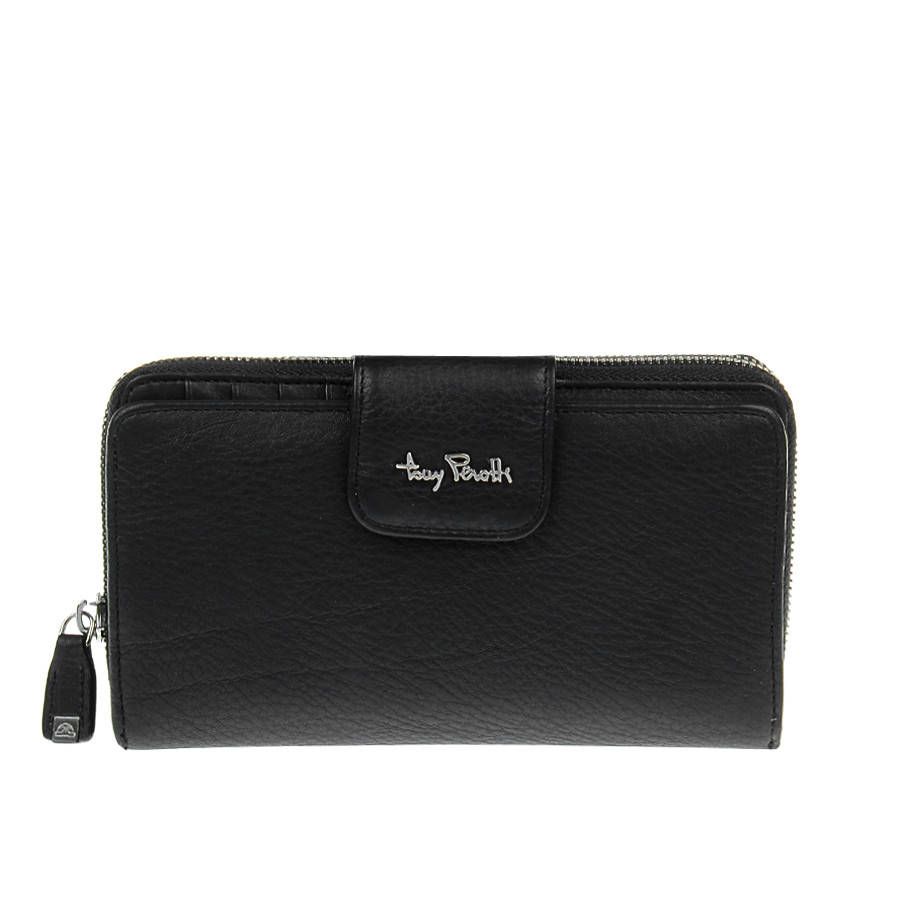 

Кошелек Tony Perotti Contatto 2649 nero кожаный черный