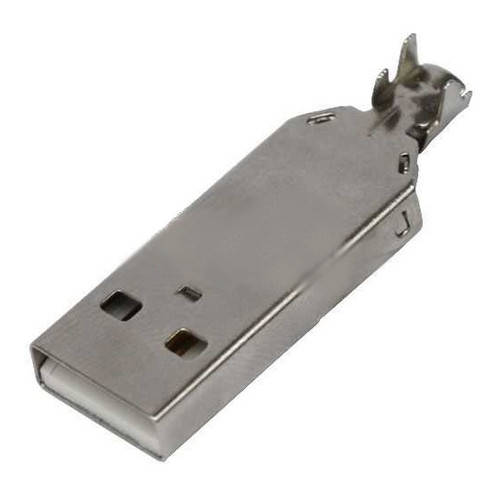 

Штекер USB тип A разборной, под шнур, без корпуса