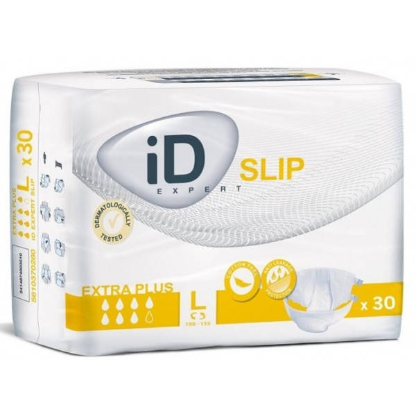 

Подгузники для взрослых iD Expert Slip Extra Plus L 115-155 см, 30 шт