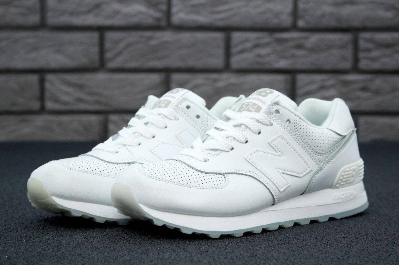 

Кроссовки женские New Balance 574 (в стиле нью бэлэнс) белые 40, Белый