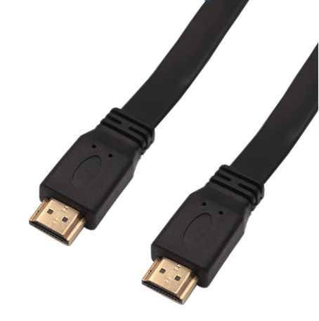 

Кабель HDMI 2K v 1.4 плоский 1,5 м, Черный