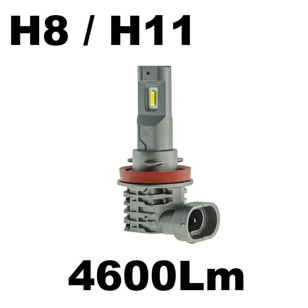 

Светодиодная LED лампа автомобильная H8 / H11 12v 5000K 4600Lm 1шт