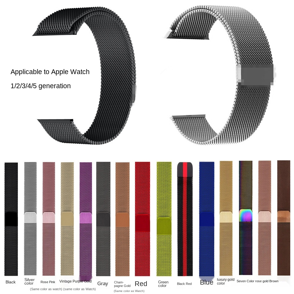 

Ремешок миланская петля milanese loop для Apple watch 42/44 мм