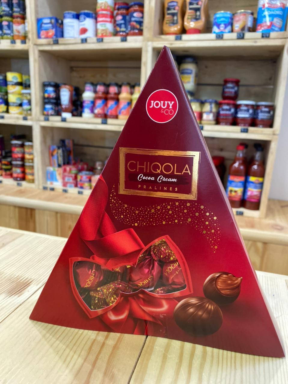 

Шоколадные конфеты Chiqola Triangle Cocoa Cream Choco Jouy & Co, 120 гр