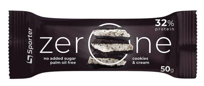 

Протеиновый Батончик Без Сахара Sporter Zero One Cookies Cream 50 г