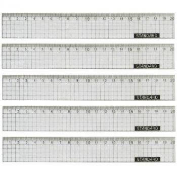 

Линейка пластиковая прозрачная 20см J.Otten 16499-20