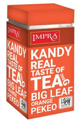 

Чай черный Impra Kandy Real Taste Orange Pekoe крупнолистовой ж/б 200 г Шри-Ланка