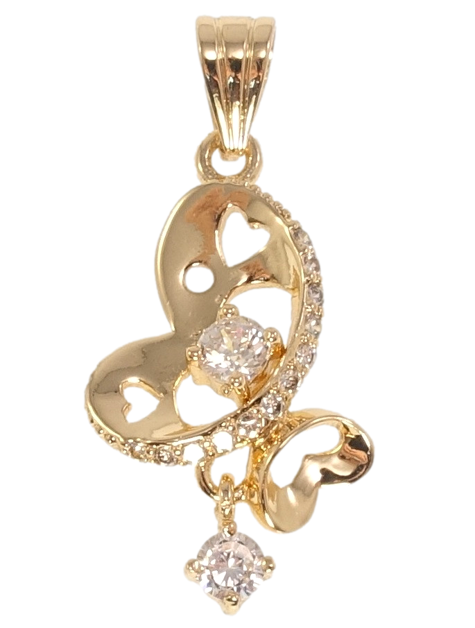 

Кулон Fallon Позолота 18К "Декоративная бабочка с цирконием"