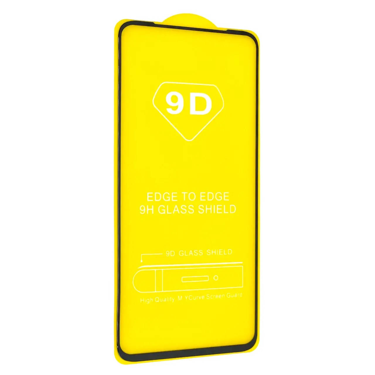 

Xiaomi Redmi note 9 защитное стекло 9D Full Glue (Полный клей), Черный