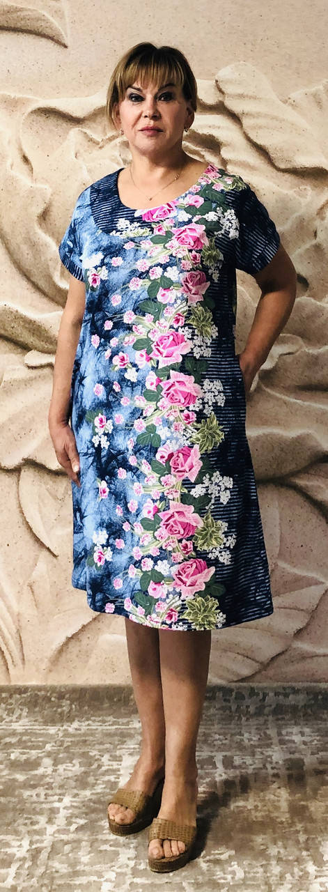 

Трикотажное платье летние женское 58