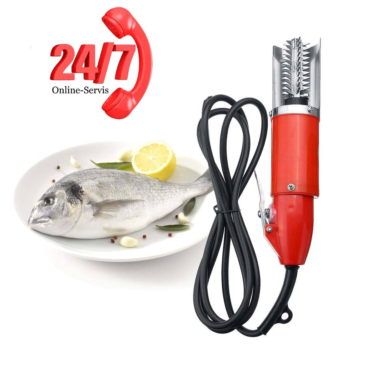 

Електрична рибочистка 12 В - 220 В