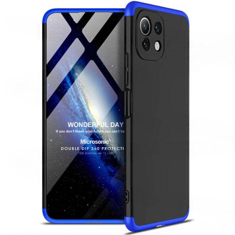 

Чехол LikGus GKK 360 градусов (opp) для Xiaomi Mi 11 Lite Черный / Синий