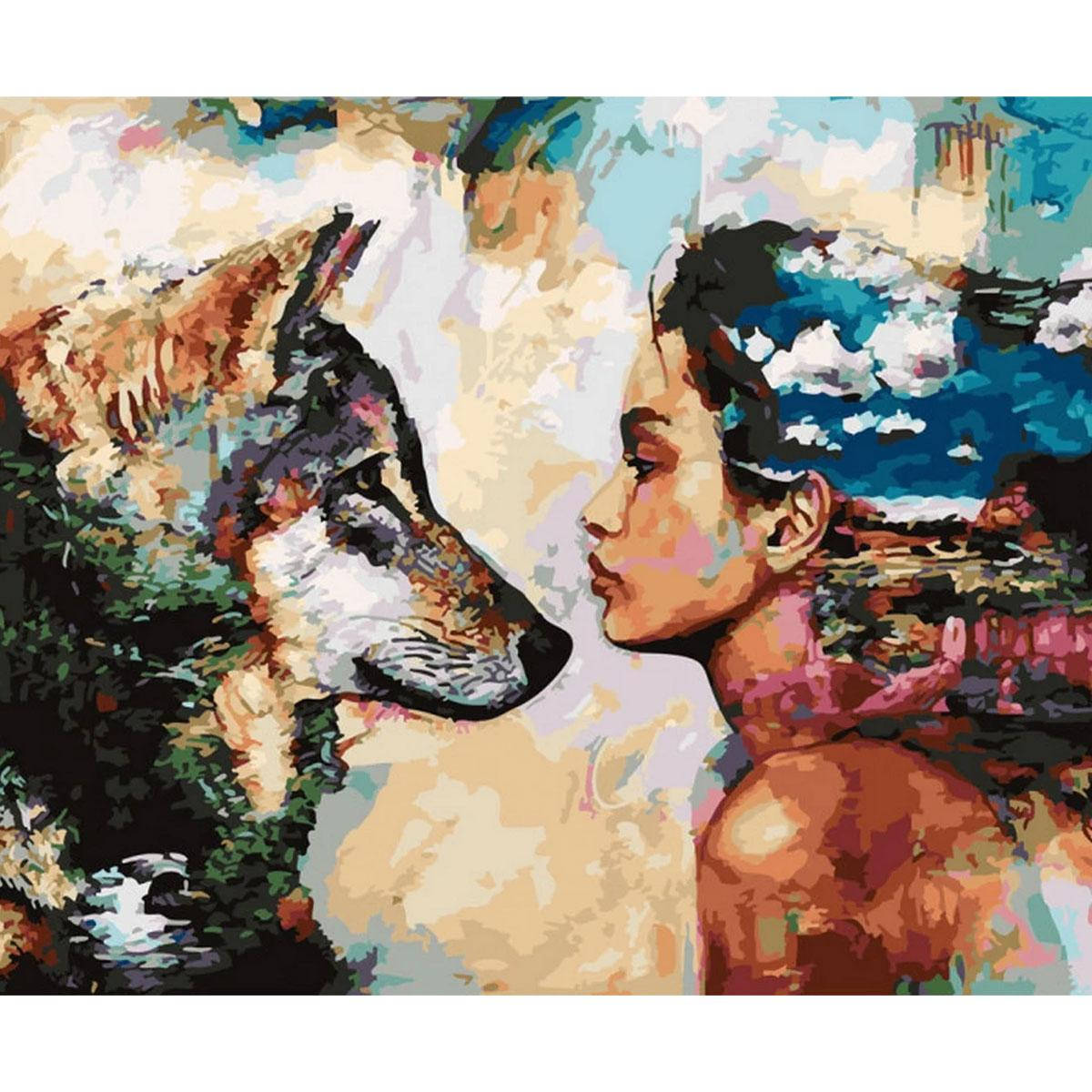 

Алмазная мозаика Бегущая с волками 40*50см на подрамнике Santi (954111)