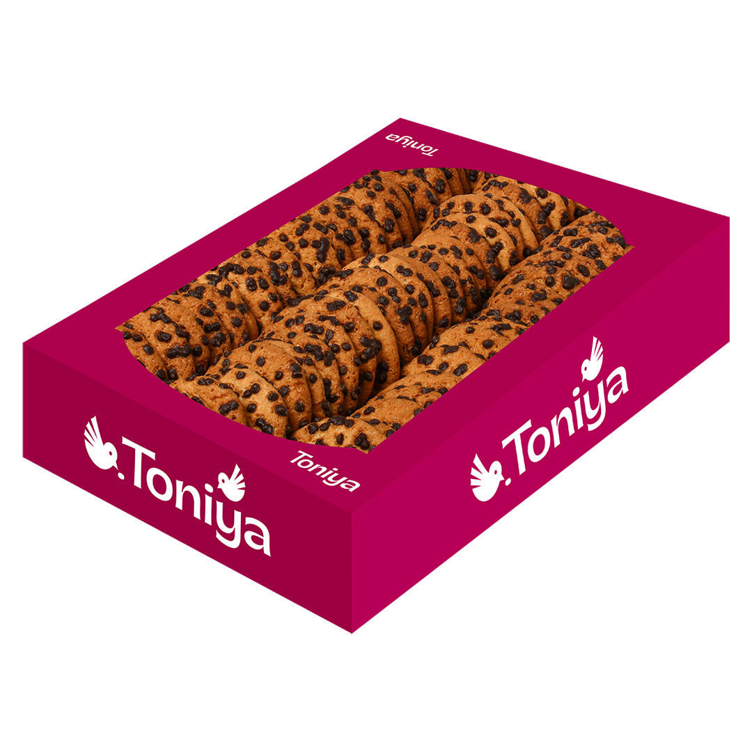 

Печенье сдобное з шоколадними дропсами Королевский дропс 2,5кг ТМ TONIYA