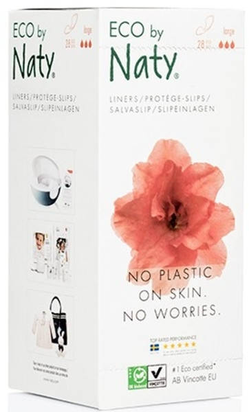 

Органические ежедневные прокладки Eco by Naty Large 28 шт 7330933090001