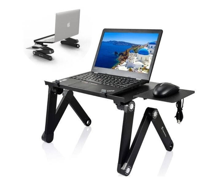 

Столик для ноутбука Laptop Table T8 - складной столик трансформер. Подставка для ноутбука с охлаждением