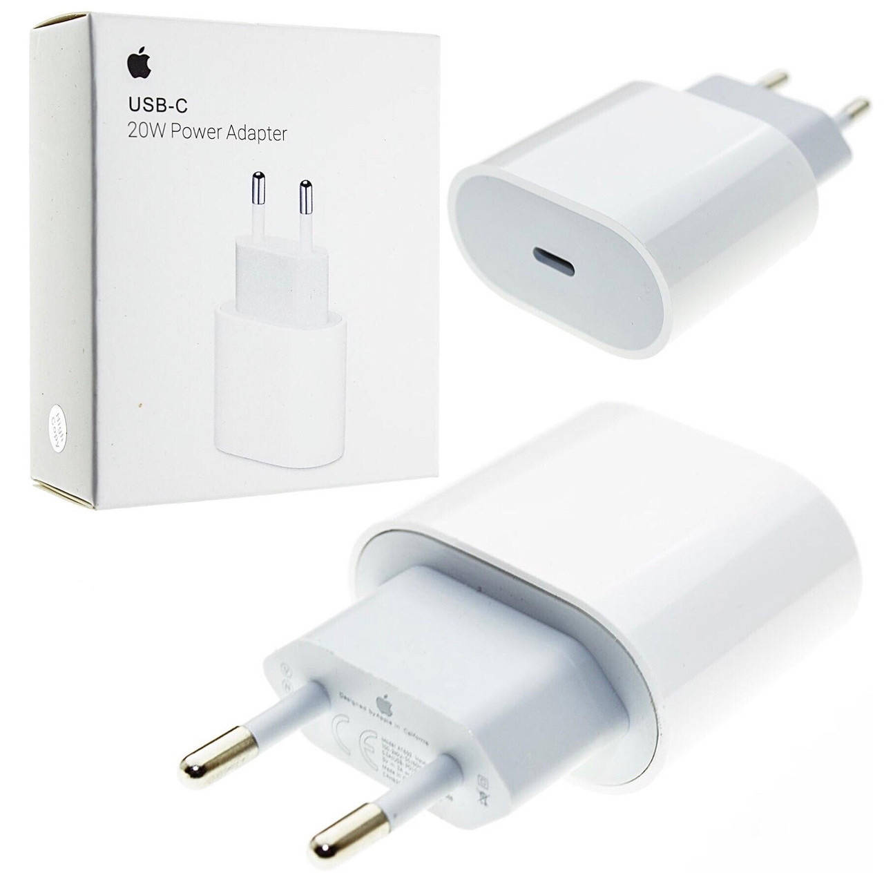 

Адаптер питания Apple Iphone / iPad / для MagSafe USB-C 20 W Блок быстрой зарядки, Белый
