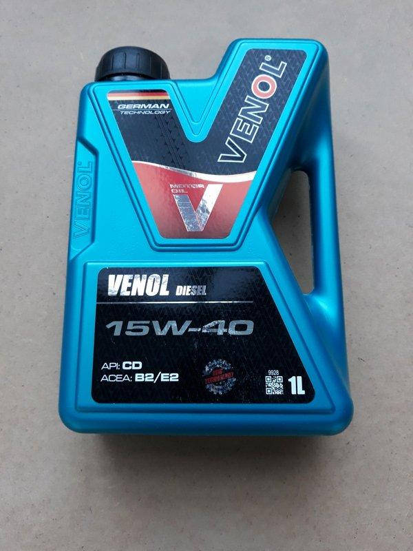 

Моторное масло Venol 15w40 Diesel CD 1л