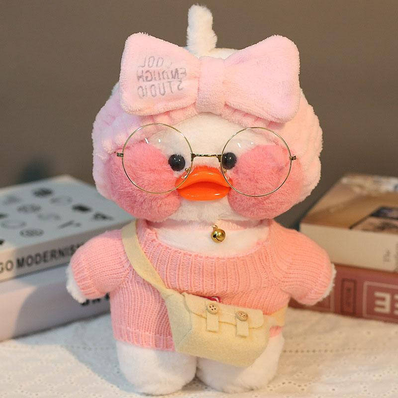 

Оригинальная Уточка Лалафанфан Cafe Mimi (Lalafanfan), утка мягкая игрушка (l_10247)