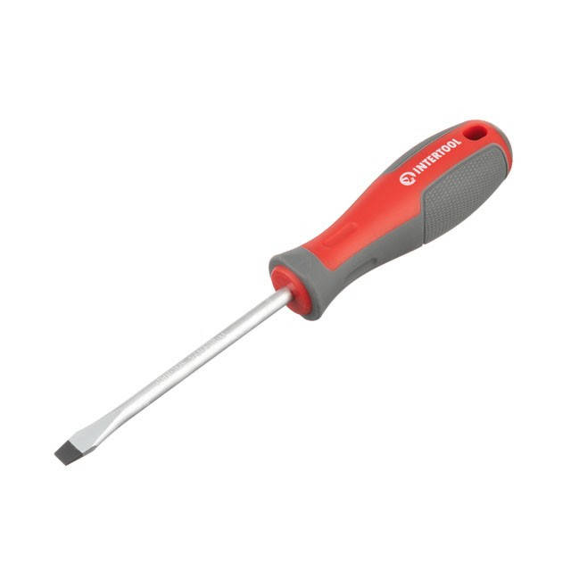 

Отвертка шлицевая SL6.0*100 мм, CR-V INTERTOOL VT-3310