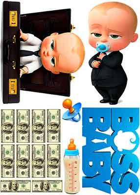 

Вафельная картинка Босс молокосос А4